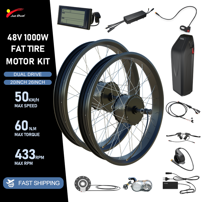Zestaw do konwersji roweru ele – Dual Motor Ebike Kit 2000W recenzja i cena